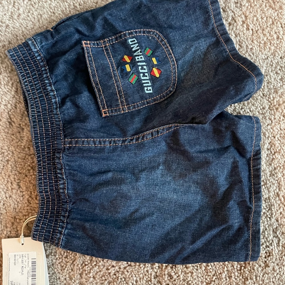 Gucci band jean Shorts